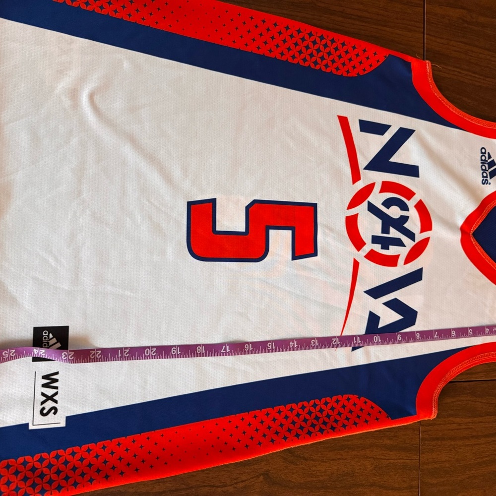 Adidas WXS Reversible White NOLA Red White & Blue Jersey - Picture 11 of 13